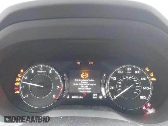 2020 Acura RDX Technology with VIN 5J8TC2H50LL003615, listed as a IAAI auction lot 41427217 with 61,952 mi miles and . Bid and sale history available at DreamBid. Image 7.