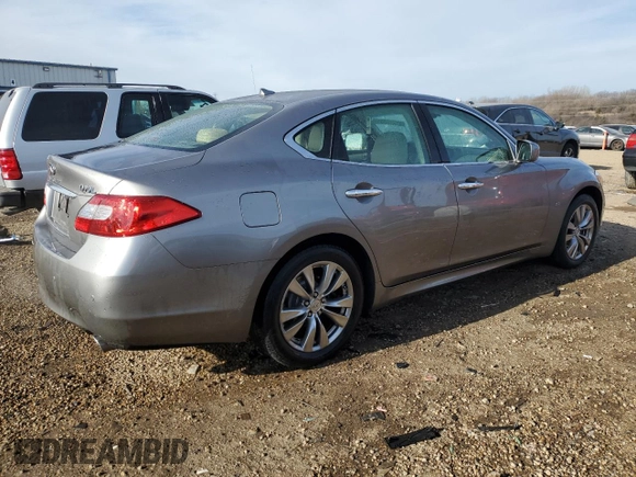 2014 Infiniti M37 with VIN JN1BY1AP2EM260051, listed as a Copart auction lot 87276884 with 101,899 mi miles and Salvage Title. Bid and sale history available at carsss.com. Image 3.