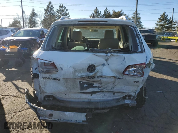 2012 Volkswagen Touareg Exec with VIN WVGEF9BP7CD009869, listed as a Copart auction lot 88099145 with Not Provided miles and Salvage Title. Bid and sale history available at DreamBid. Image 6.