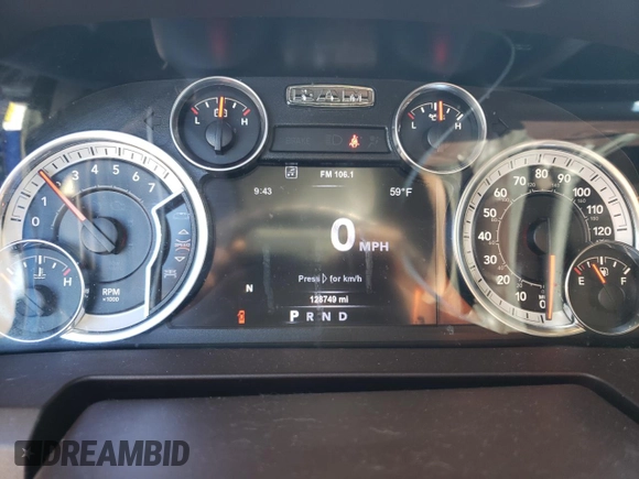 2017 Ram 1500 Big Horn z VIN 3C6RR7LT9HG696402, wystawiony jako Copart lot #42123695 z przebiegiem 128 749 mil mil oraz Szkoda całkowita • Salvage title. Historia ofert i sprzedaży dostępna na DreamBid. Obrazek 9.