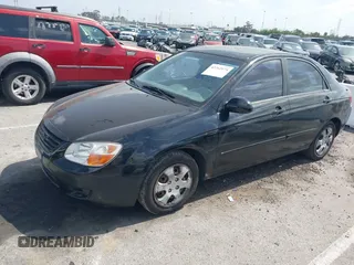 2009 Kia Spectra EX with VIN KNAFE222695594452, listed as a IAAI auction lot 42262174 with 177,254 mi miles and . Bid and sale history available at DreamBid. Image 2.