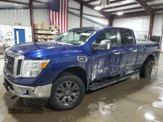 2017 Nissan Titan XD SL with VIN 1N6AA1F40HN515951, listed as a Copart auction lot 87587115 with 79,970 mi miles and Salvage Title. Bid and sale history available at carsss.com. Image 1.