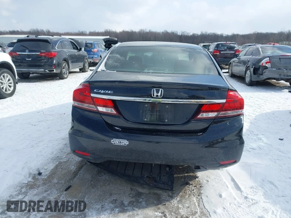 2015 Honda Civic EX-L with VIN 19XFB2F9XFE077383, listed as a IAAI auction lot 41353115 with Not Provided miles and . Bid and sale history available at DreamBid. Image 15.