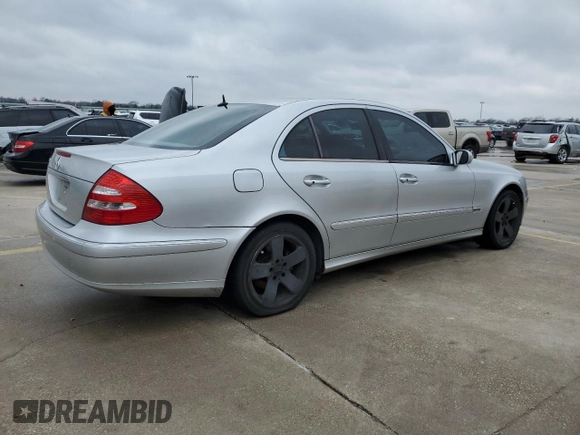 2003 Mercedes-Benz E-Class 5.0L with VIN WDBUF70J53A256617, listed as a Copart auction lot 88287915 with 0 mi miles and Clean Title. Bid and sale history available at carsss.com. Image 3.