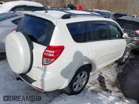 2010 Toyota RAV4 Ltd with VIN 2T3DK4DV7AW034751, listed as a IAAI auction lot 41434110 with 216,469 mi miles. Bid and sale history available at carsss.com. Image 4.
