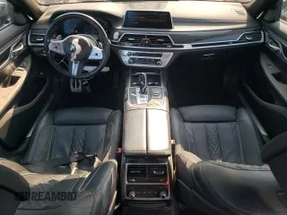 2022 BMW 7 Series 740i with VIN WBA7T2C06NCK50861, listed as a Copart auction lot 71608154 with 51,919 mi miles and Salvage Title. Bid and sale history available at carsss.com. Image 8.
