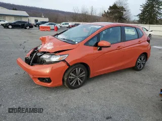 2018 Honda Fit EX-L with VIN 3HGGK5H90JM704417, listed as a Copart auction lot 86326144 with 71,339 mi miles and Salvage Title. Bid and sale history available at carsss.com. Image 1.