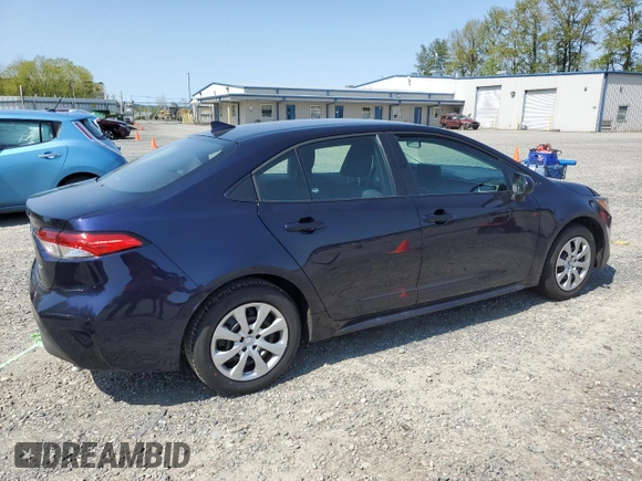 2025 Toyota Corolla LE with VIN 5YFB4MDE7SP265291, listed as a Copart auction lot 54345005 with 1,035 mi miles and Clean Title. Bid and sale history available at carsss.com. Image 3.
