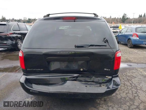2007 Dodge Caravan SXT with VIN 1D4GP45R87B161237, listed as a IAAI auction lot 41594127 with 154,508 mi miles and . Bid and sale history available at DreamBid. Image 16.