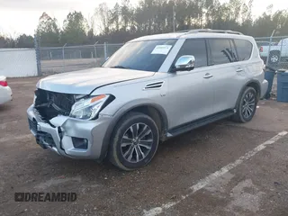 2018 Nissan Armada SV with VIN JN8AY2ND6J9057888, listed as a IAAI auction lot 41092571 with 143,263 mi miles. Bid and sale history available at carsss.com. Image 20.