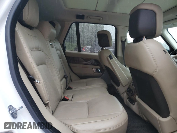 2018 Land Rover Range Rover HSE with VIN SALGS2SV3JA388696, listed as a Copart auction lot 60896105 with 57,951 mi miles and Salvage title. Bid and sale history available at DreamBid. Image 11.