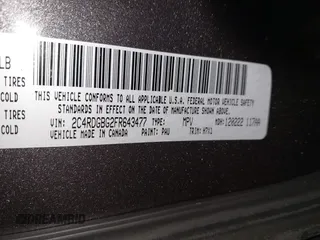 2015 Dodge Grand Caravan SE with VIN 2C4RDGBG2FR643477, listed as a IAAI auction lot 41955909 with 451,432 mi miles and . Bid and sale history available at DreamBid. Image 9.