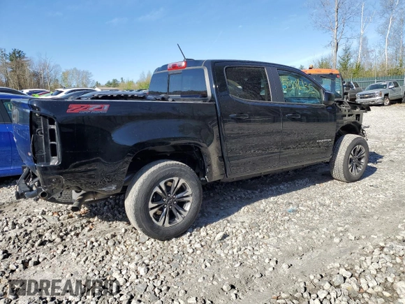 2021 Chevrolet Colorado 4WD Z71 z VIN 1GCGTDEN2M1112641, wystawiony jako Copart lot #55016135 z przebiegiem 79 992 mil mil oraz Szkoda całkowita • Salvage title. Historia ofert i sprzedaży dostępna na DreamBid. Obrazek 3.