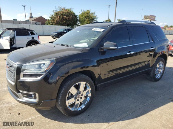 2017 GMC Acadia Limited Limited with VIN 1GKKRSKD6HJ306205, listed as a Copart auction lot 76445764 with 134,314 mi miles and Salvage Title. Bid and sale history available at carsss.com. Image 1.