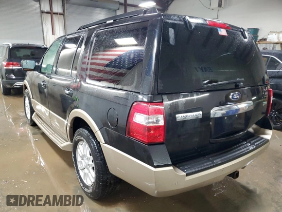 2013 Ford Expedition XLT with VIN 1FMJU1J58DEF61463, listed as a Copart auction lot 47493425 with 111,634 mi miles and Salvage title. Bid and sale history available at DreamBid. Image 2.