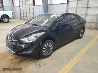 2016 Hyundai Elantra Value Edition with VIN KMHDH4AE4GU601616, listed as a Copart auction lot 50981405 with 117,521 mi miles and Salvage Title. Bid and sale history available at carsss.com. Image 1.