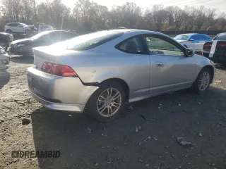 2006 Acura RSX with VIN JH4DC54886S001334, listed as a Copart auction lot 79616134 with 93,534 mi miles and Salvage Title. Bid and sale history available at carsss.com. Image 3.