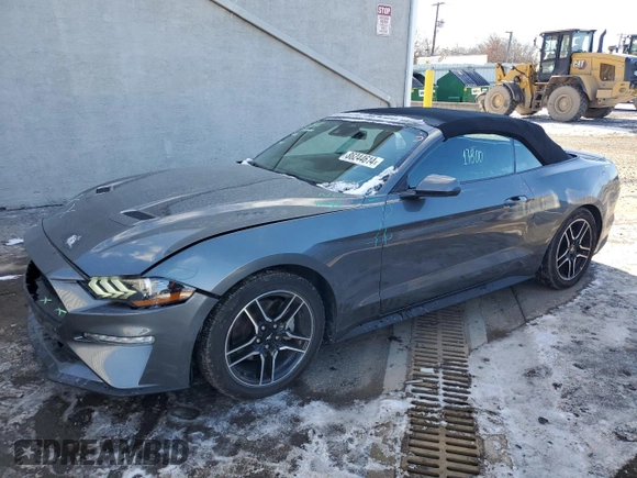 2022 Ford Mustang EcoBoost with VIN 1FATP8UH1N5103774, listed as a Copart auction lot 86244614 with 52,320 mi miles and Salvage Title. Bid and sale history available at carsss.com. Image 1.