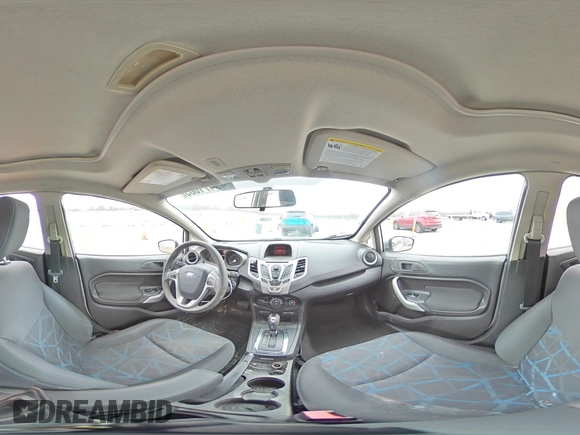 2012 Ford Fiesta SE with VIN 3FADP4BJ5CM170288, listed as a Copart auction lot 49471605 with 104,851 mi miles and Salvage Title. Bid and sale history available at DreamBid. Image 12.