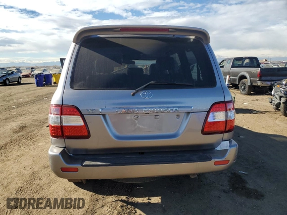 2007 Toyota Land Cruiser with VIN JTEHT05J772115426, listed as a Copart auction lot 81247954 with 0 mi miles and Salvage Title. Bid and sale history available at carsss.com. Image 6.