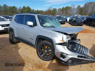 2021 Jeep Renegade Latitude with VIN ZACNJCBB6MPM80996, listed as a IAAI auction lot 41676526 with Not Provided miles. Bid and sale history available at carsss.com. Image 1.