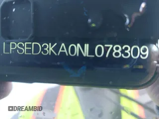 2022 Polestar 2 z VIN LPSED3KA0NL078309, wystawiony jako IAAI lot #41209123 z przebiegiem Nie podano mil oraz . Historia ofert i sprzedaży dostępna na DreamBid. Obrazek 9.