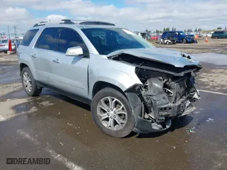 2013 GMC Acadia SLT with VIN 1GKKVRKDXDJ143797, listed as a IAAI auction lot 41830774 with 142,612 mi miles. Bid and sale history available at carsss.com. Image 1.