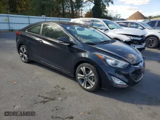 2014 Hyundai Elantra Coupe with VIN KMHDH6AH7EU028746, listed as a Copart auction lot 76492654 with 104,905 mi miles and Clean Title. Bid and sale history available at carsss.com. Image 4.