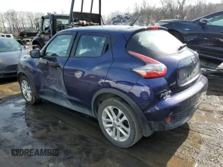 2016 Nissan Juke S with VIN JN8AF5MV2GT655411, listed as a Copart auction lot 46591855 with 73,823 mi miles and Salvage Title. Bid and sale history available at carsss.com. Image 2.