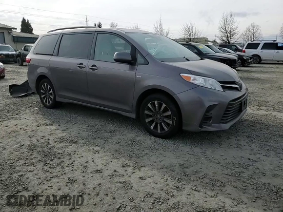 2019 Toyota Sienna LE with VIN 5TDJZ3DC1KS220862, listed as a Copart auction lot 42647705 with 98,778 mi miles and Salvage Title. Bid and sale history available at carsss.com. Image 11.