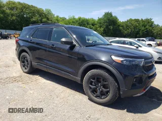 2023 Ford Explorer Timberline z VIN 1FMSK8JH0PGA16217, wystawiony jako Copart lot #54790395 z przebiegiem 53 406 mil mil oraz Szkoda całkowita • Salvage title. Historia ofert i sprzedaży dostępna na DreamBid. Obrazek 4.