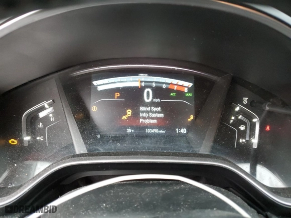 2017 Honda CR-V Touring with VIN 2HKRW2H90HH632306, listed as a Copart auction lot 46893395 with 103,490 mi miles and Salvage Title. Bid and sale history available at carsss.com. Image 9.