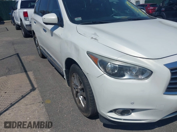2014 Infiniti QX60 with VIN 5N1AL0MM6EC545839, listed as a IAAI auction lot 42125770 with 83,327 mi miles. Bid and sale history available at carsss.com. Image 6.