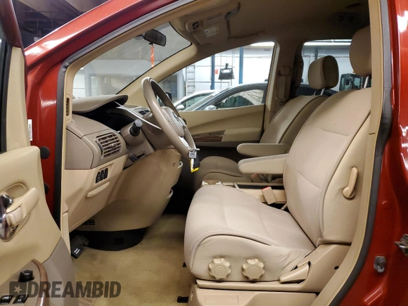 2008 Nissan Quest with VIN 5N1BV28U98N104347, listed as a Copart auction lot 82894454 with 114,144 mi miles and Salvage Title. Bid and sale history available at carsss.com. Image 7.