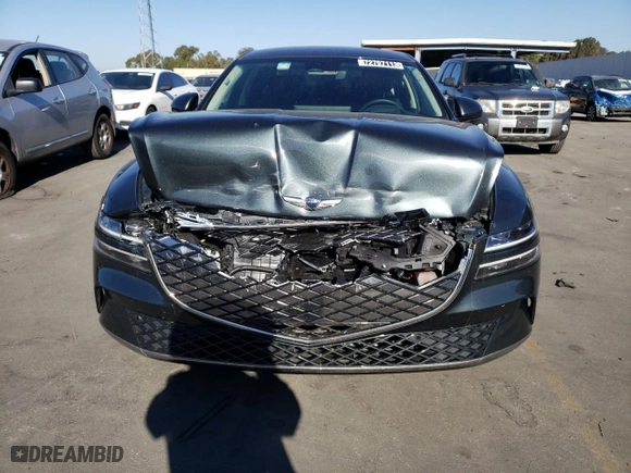 2023 Genesis Electrified G80 with VIN KMTGE4S11PU005192, listed as a Copart auction lot 72797113 with 10,023 mi miles and Non Repairable. Bid and sale history available at carsss.com. Image 5.