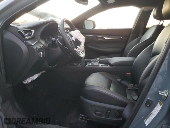 2024 Infiniti QX55 Luxe with VIN 3PCAJ5JR4RF104646, listed as a Copart auction lot 82784634 with 14,088 mi miles and Salvage Title. Bid and sale history available at DreamBid. Image 7.