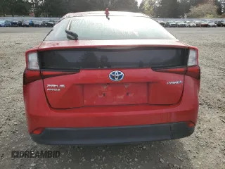 2020 Toyota Prius LE with VIN JTDL9RFU6L3019320, listed as a Copart auction lot 52577555 with Not Provided miles and Salvage Title. Bid and sale history available at DreamBid. Image 6.