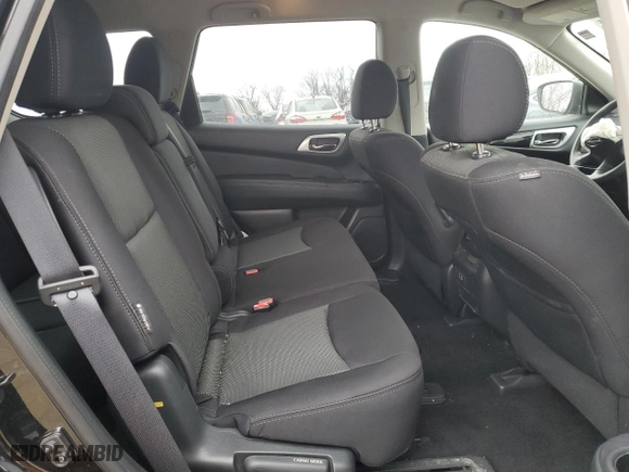 2019 Nissan Pathfinder S with VIN 5N1DR2MN7KC646237, listed as a Copart auction lot 88569255 with 48022 miles and Salvage Title. Bid and sale history available at carsss.com. Image 11.