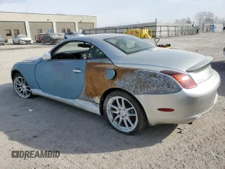 2005 Lexus SC 430 z VIN JTHFN48Y350065055, wystawiony jako Copart lot #47279085 z przebiegiem Nie podano mil oraz Szkoda całkowita • Salvage title. Historia ofert i sprzedaży dostępna na DreamBid. Obrazek 2.