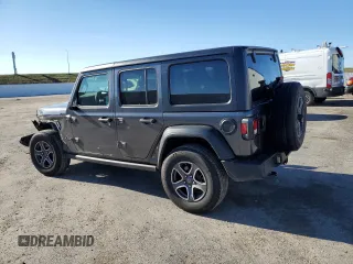 2021 Jeep Wrangler Unlimited Freedom z VIN 1C4HJXDG1MW780092, wystawiony jako Copart lot #82361854 z przebiegiem 43 256 mil mil oraz Szkoda całkowita • Salvage title. Historia ofert i sprzedaży dostępna na DreamBid. Obrazek 2.