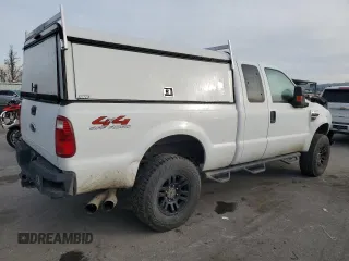 2008 Ford Super Duty F-250 SRW XL with VIN 1FTSX21R18EB68466, listed as a Copart auction lot 48565885 with 135,833 mi miles and Salvage Title. Bid and sale history available at carsss.com. Image 3.