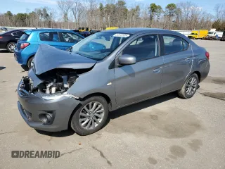 2018 Mitsubishi Mirage ES z VIN ML32F3FJ9JHF15340, wystawiony jako Copart lot #50518505 z przebiegiem 45 247 mil mil oraz Szkoda całkowita • Salvage title. Historia ofert i sprzedaży dostępna na DreamBid. Obrazek 1.