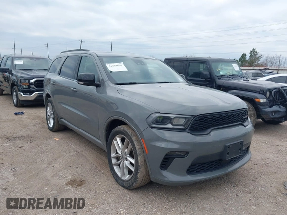 2023 Dodge Durango GT Plus with VIN 1C4RDHDG3PC601932, listed as a IAAI auction lot 41238697 with 56,294 mi miles and . Bid and sale history available at DreamBid. Image 1.