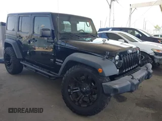 2016 Jeep Wrangler Unlimited Sport with VIN 1C4BJWDG7GL155900, listed as a IAAI auction lot 42380356 with 78,582 mi miles and . Bid and sale history available at DreamBid. Image 1.