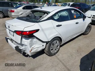 2020 Nissan Versa S with VIN 3N1CN8DV0LL828420, listed as a IAAI auction lot 42072646 with Not Provided miles. Bid and sale history available at carsss.com. Image 4.