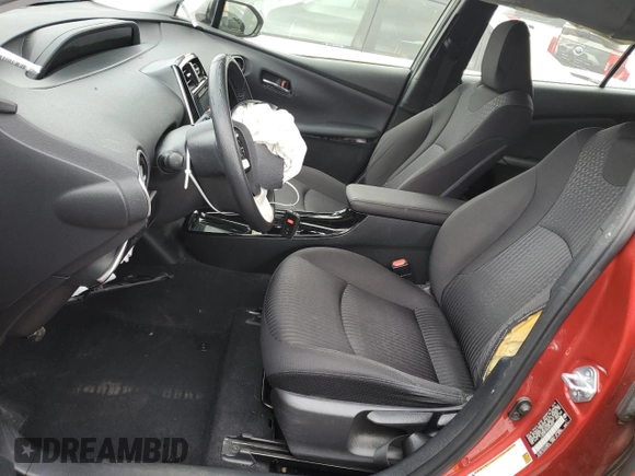 2017 Toyota Prius Two with VIN JTDKARFU0H3533240, listed as a Copart auction lot 53893145 with 66,551 mi miles and Salvage Title. Bid and sale history available at DreamBid. Image 7.