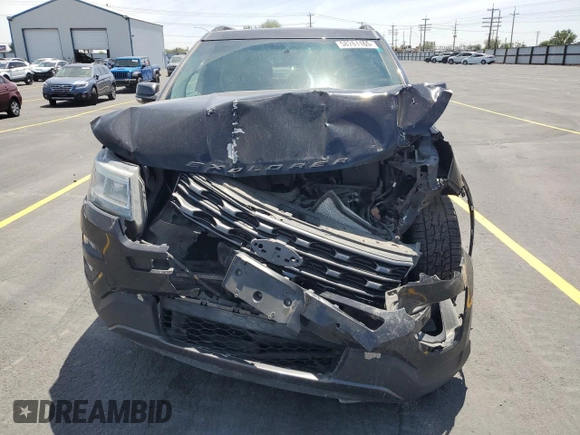 2017 Ford Explorer XLT with VIN 1FM5K8D81HGA05513, listed as a Copart auction lot 62492985 with 121,729 mi miles and Salvage title. Bid and sale history available at DreamBid. Image 5.