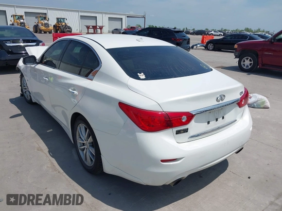 2014 Infiniti Q50 Premium z VIN JN1BV7AP8EM691683, wystawiony jako IAAI lot #42064258 z przebiegiem 146 805 mil mil oraz . Historia ofert i sprzedaży dostępna na DreamBid. Obrazek 3.