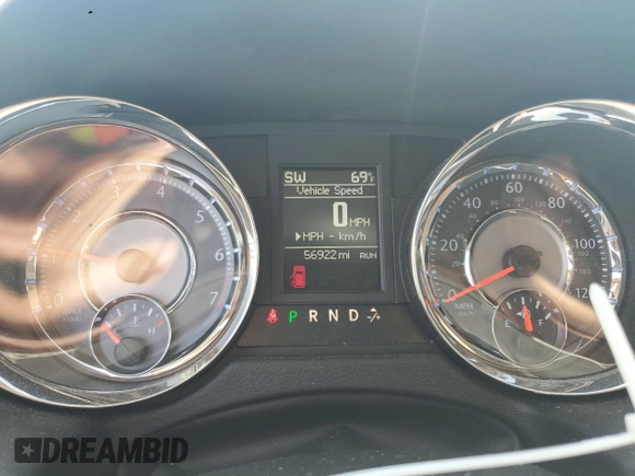 2016 Chrysler Town & Country Touring-L with VIN 2C4RC1CG1GR271405, listed as a Copart auction lot 50468125 with 56,922 mi miles and Salvage Title. Bid and sale history available at carsss.com. Image 9.