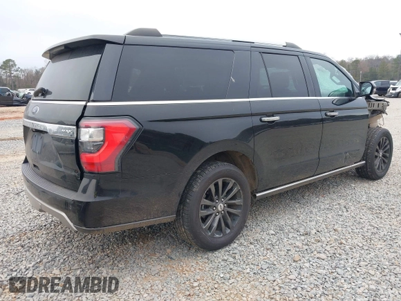 2019 Ford Expedition Max Limited z VIN 1FMJK2AT3KEA50797, wystawiony jako IAAI lot #41199092 z przebiegiem 130 849 mil mil oraz . Historia ofert i sprzedaży dostępna na DreamBid. Obrazek 4.